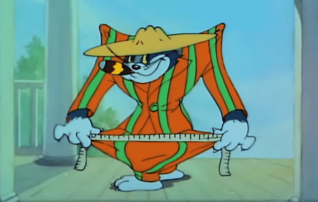 El éxito del estilo de los Zoot Suits también llegó a los cartoons de Tom & Jerry. El duodécimo corto de la serie, The Zoot Cat, se estrenó en febrero de 1944. Es un de los pocos, además, en los que el gato Tom canta.