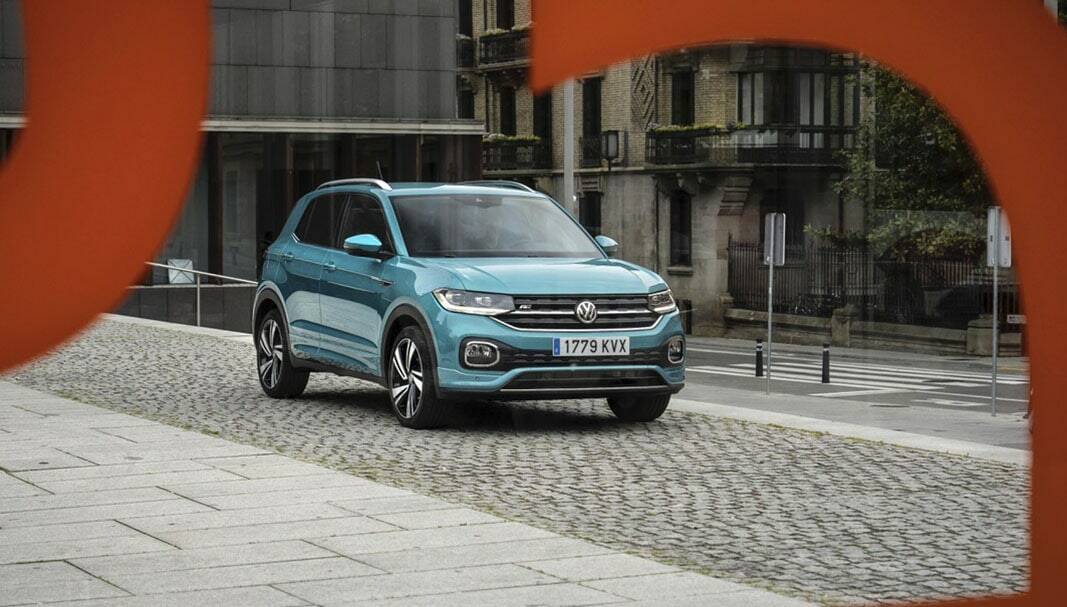 El T-Cross es 12 centímetros más alto que un Polo. Se nota claramente en el interior. // FOTOGRAFÍA: VOLKSWAGEN