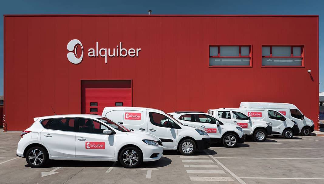Una sede de la empresa de renting flexible Alquiber.