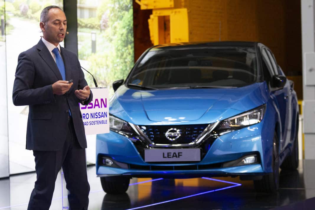 Marco Toro, consejero director general de Nissan Iberia, en el V Foro Nissan de Movilidad Sostenible. / FOTOGRAFÍA: NISSAN