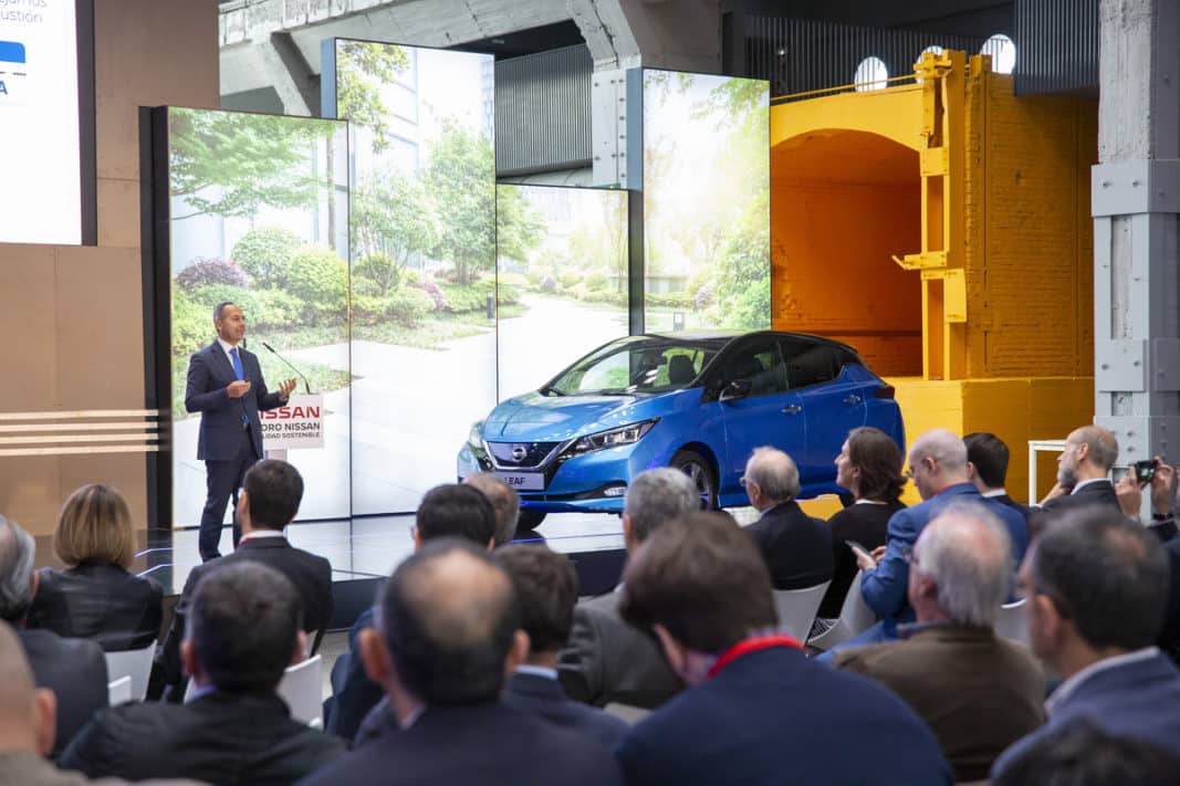 Marco Toro, consejero director general de Nissan Iberia, en el V Foro Nissan de Movilidad Sostenible. / FOTOGRAFÍA: NISSAN