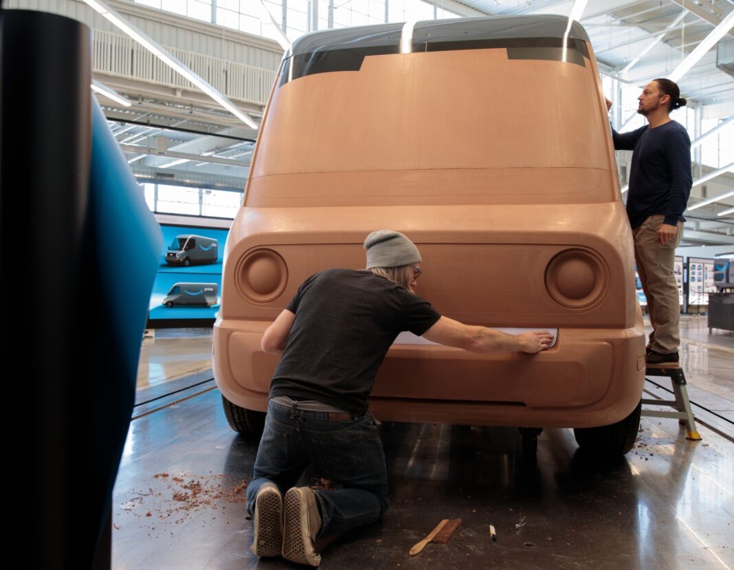 amazon rivian furgonetas amazon, rivian, furgonetas