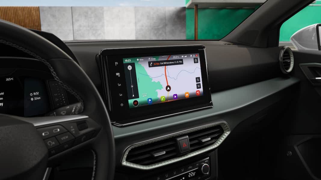 La pantalla de 9,2 pulgadas. está disponible en ambos modelos.