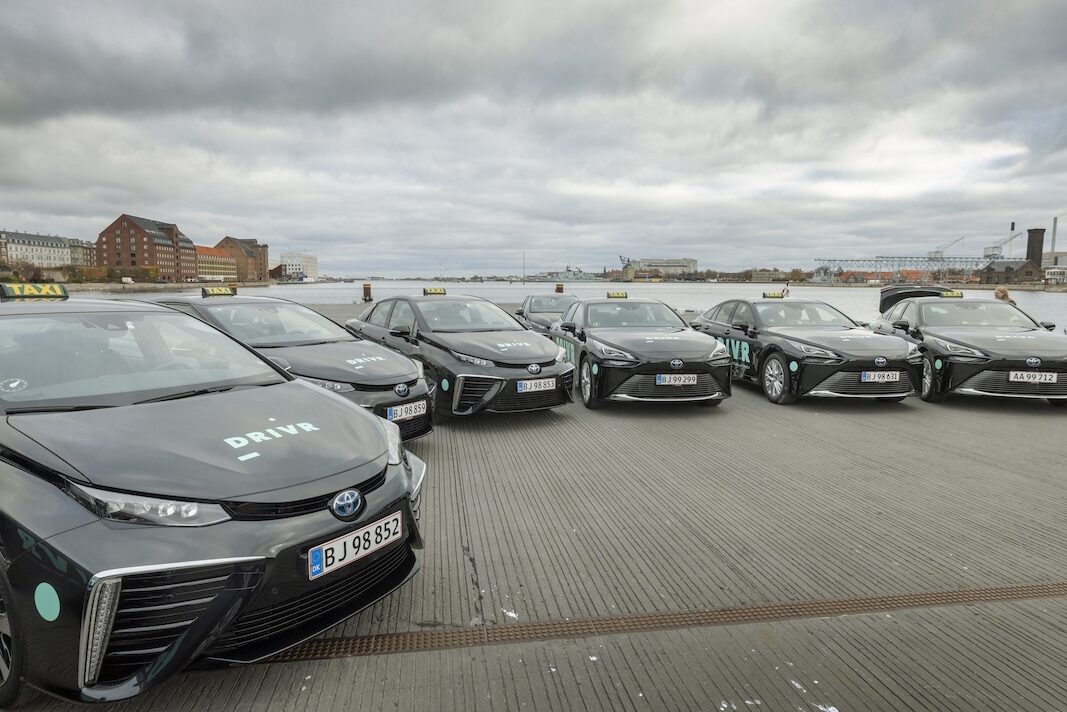 Toyota y Drivr introducen cien taxis de hidrógeno en Copenhague