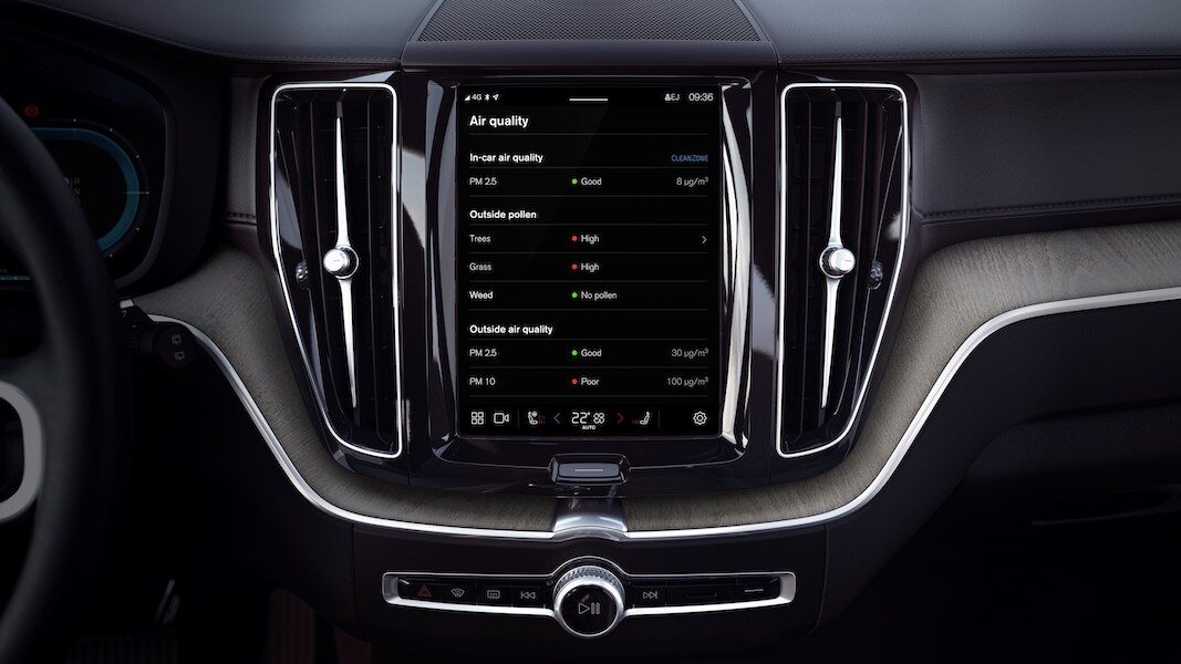 Volvo purifica el aire de sus en vehículos con un filtro de aire avanzado
