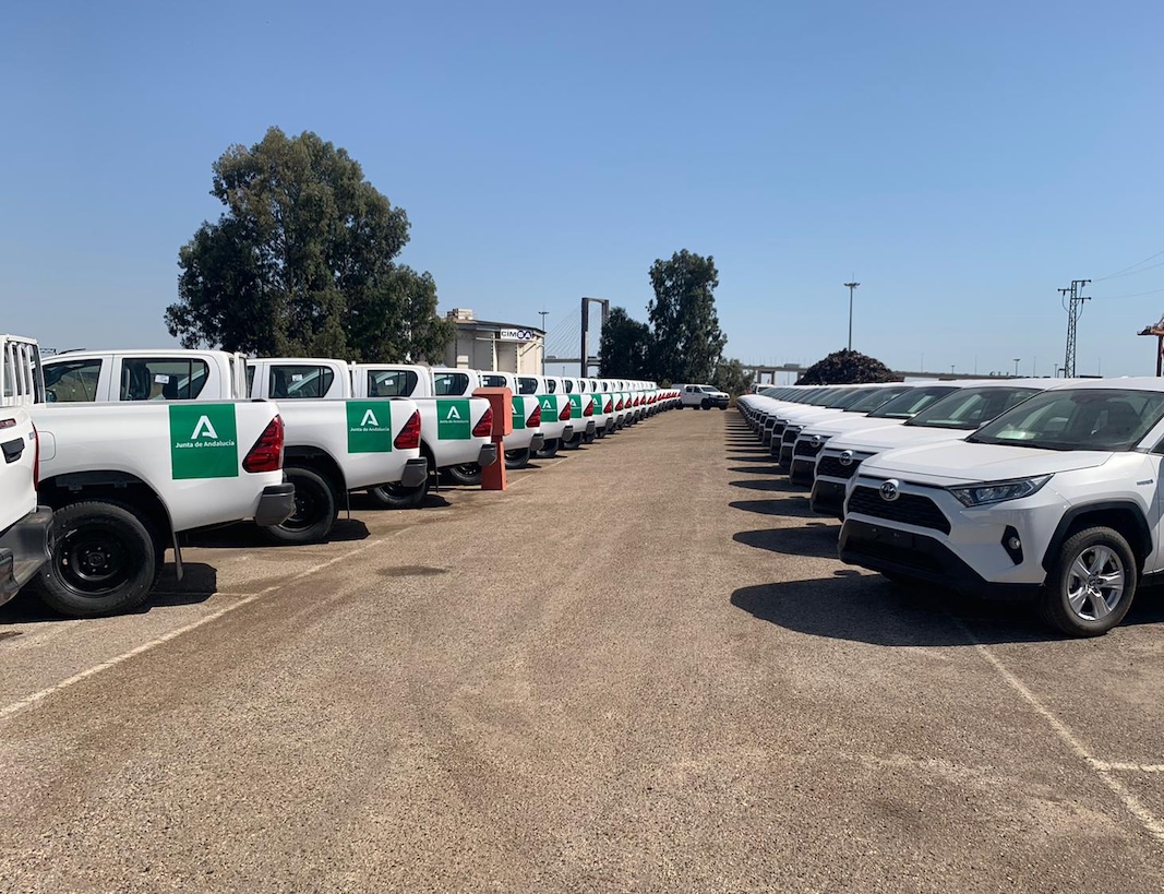 Agencia de Medio Ambiente y Agua de Andalucía, FLOTA, RENTING, TOYOTA 3
