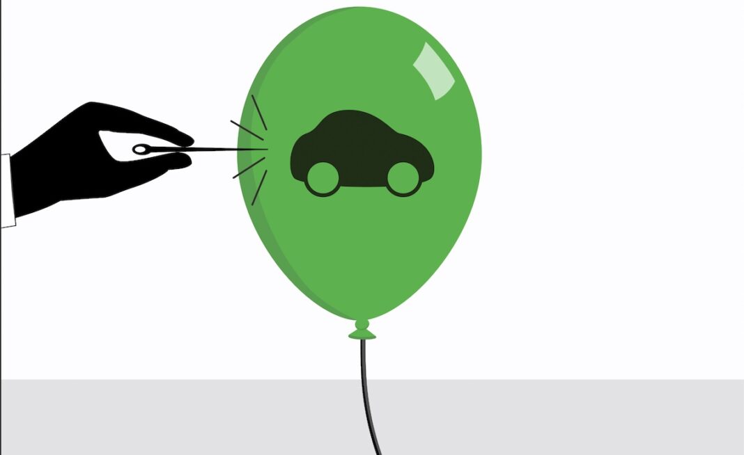 Ilustración a-image coches chinos, ventas, caída