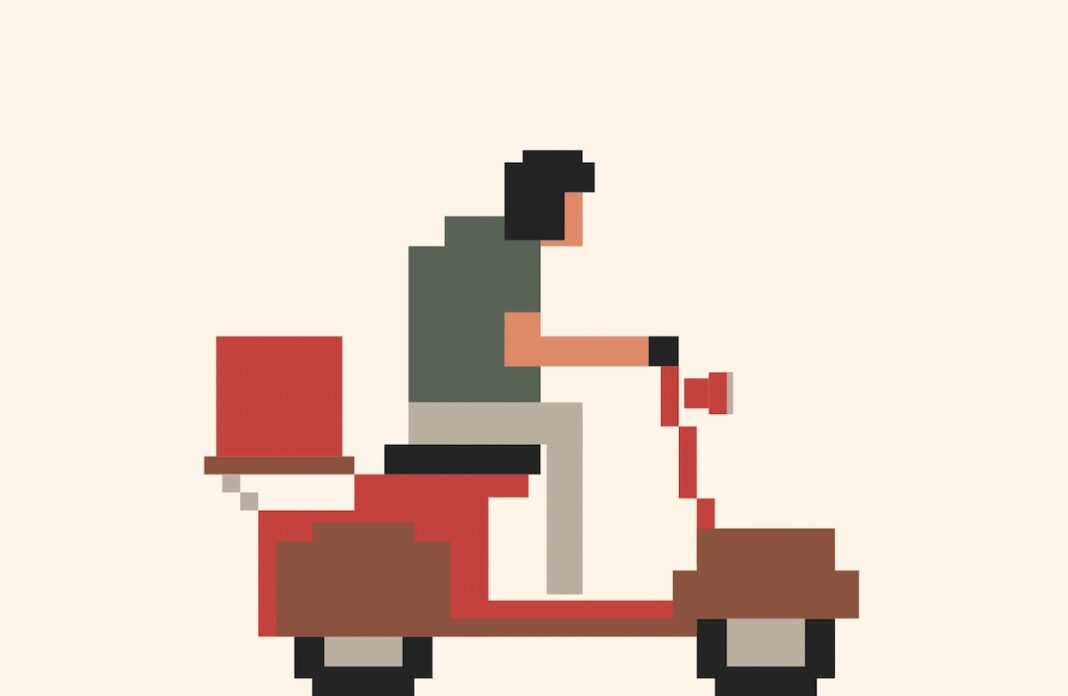 motocicleta, moto, mercado, dos ruedas