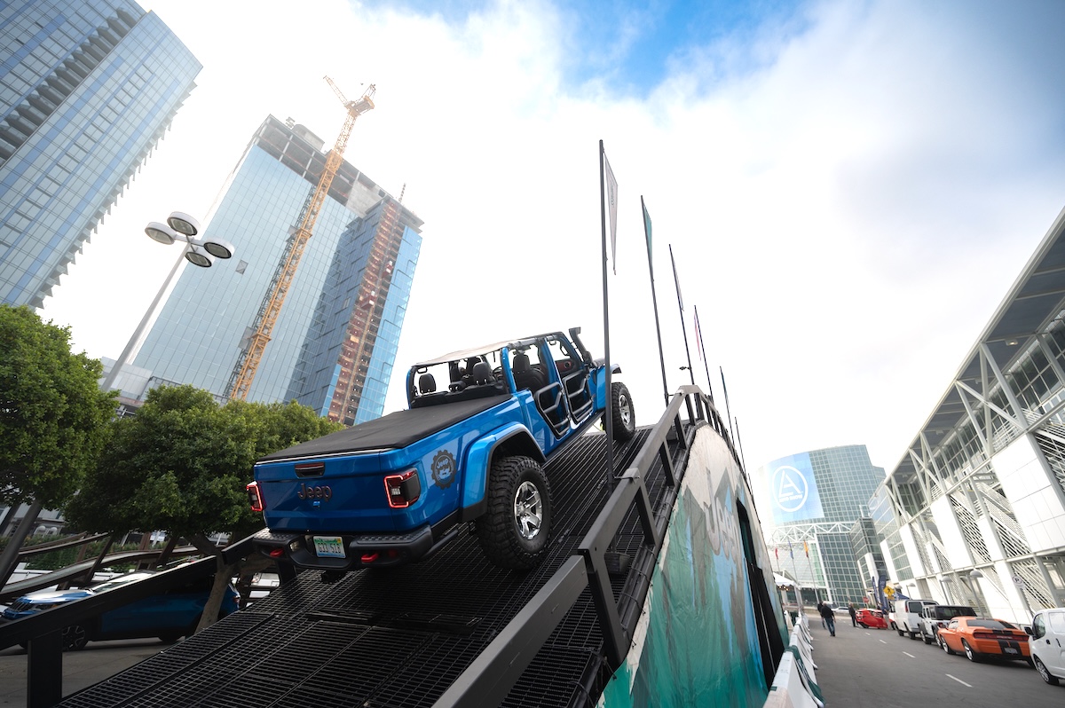 Un prototipo de Jeep en el Salón del Automóvil de Los Ángeles, en una imagen tomada en 2021. FOTOGRAFÍA: BETTO RODRIGUES
