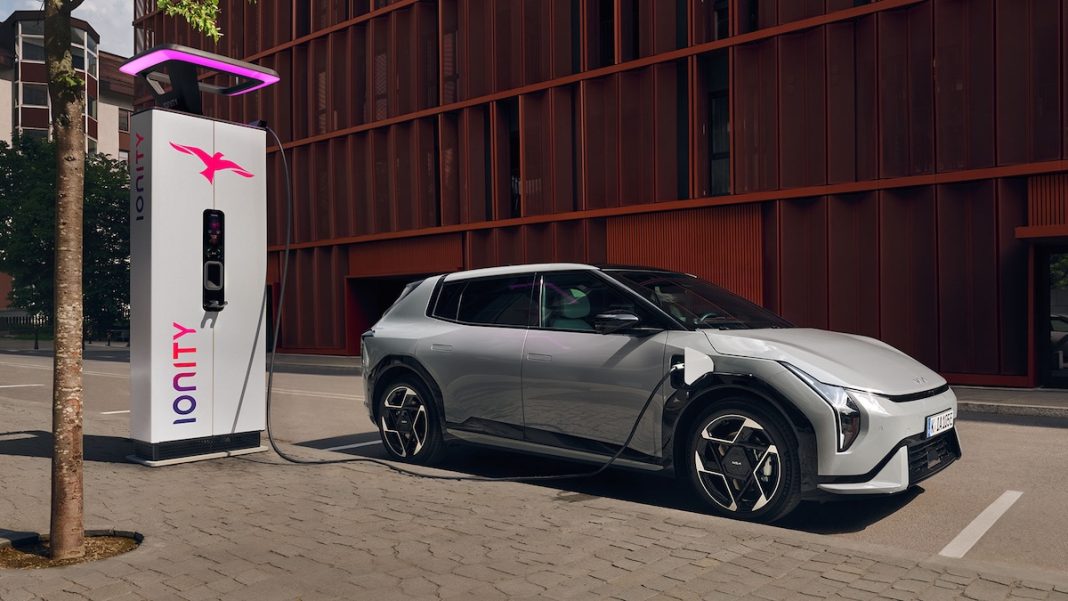 KIA PUNTOS CARGA ELÉCTRICA