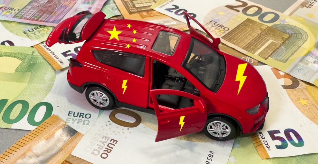 Electric car made in USA and China. Duty for EV cars made in China