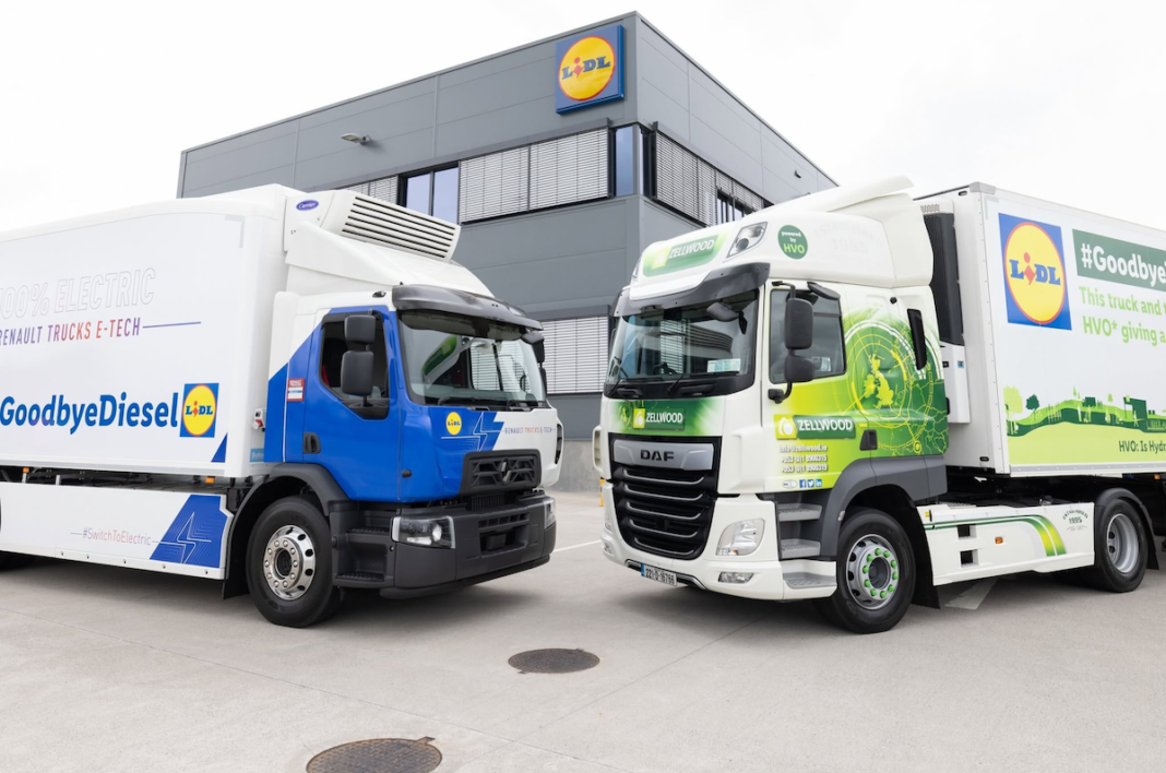 FLOTA DEVEHICULOS CAMIONES ELECTRICOS LIDL