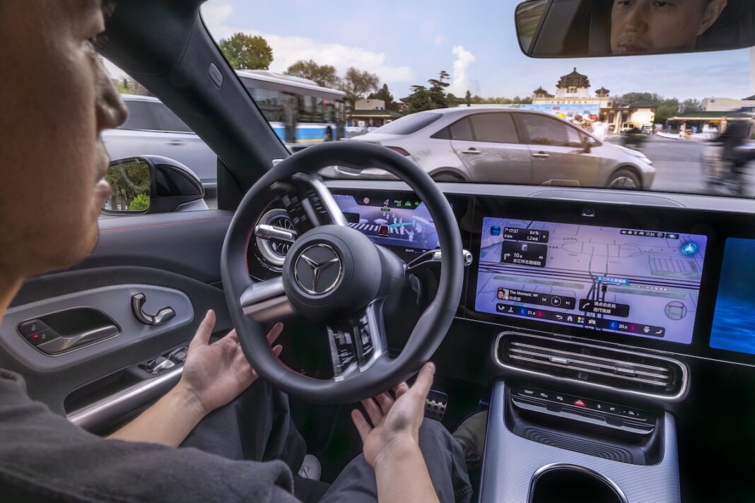 Fotomaterial von MB.DRIVE ASSIST PRO in ChinaPhoto material of MB.DRIVE ASSIST PRO in China